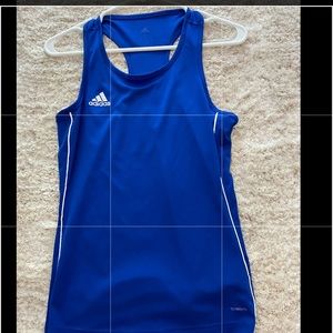 Blue Adidas top